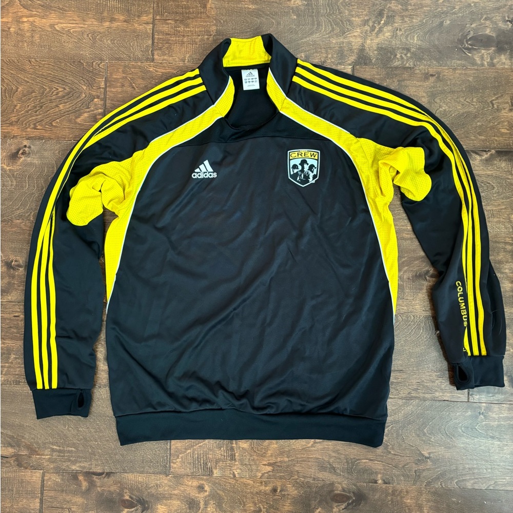 Adidas Columbus Crew Long Sleeve Pullover 2010 Sz XL Thumbholes